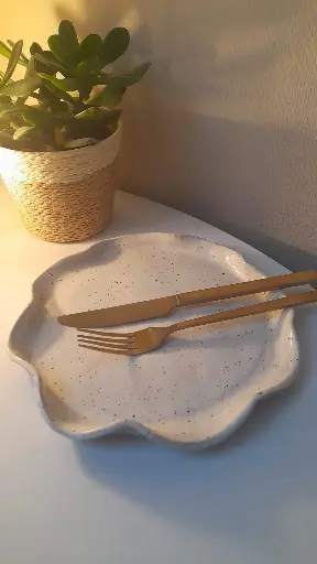 Grande assiette Clothilde